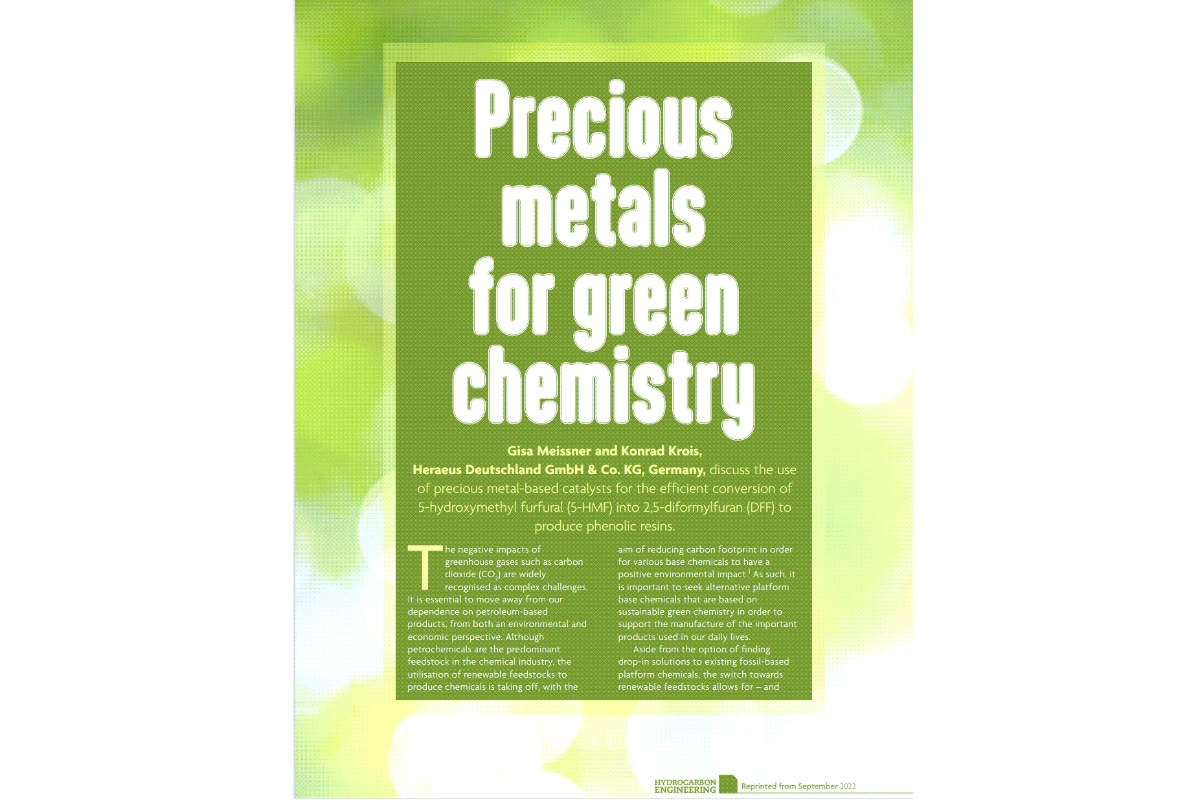 Hydrocarbon Engineering: Green Chemistry