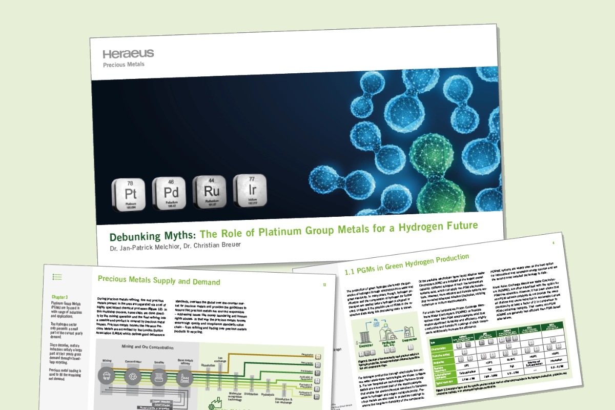 Debunking Myths: The Role of Platinum Group Metals for a Hydrogen Future
