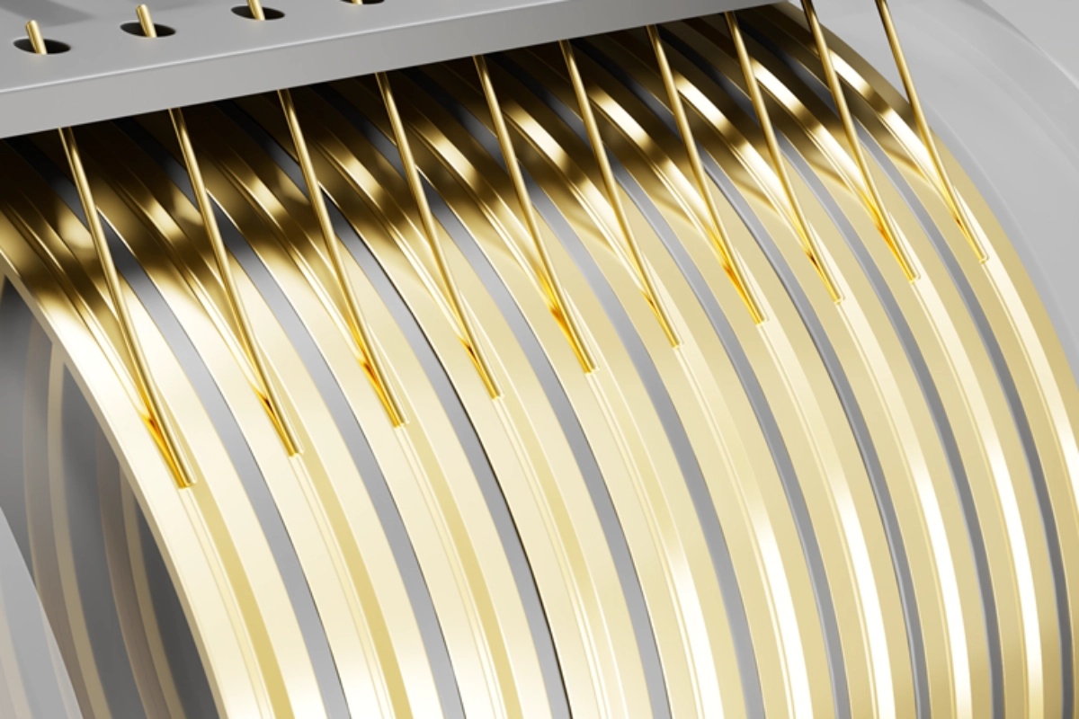 Slip ring with wires