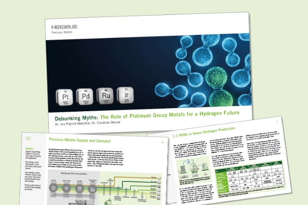 Debunking Myths: The Role of Platinum Group Metals for a Hydrogen Future