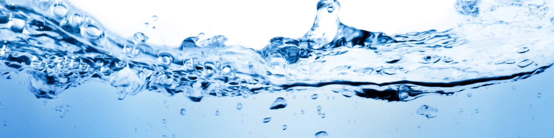 Water surface with bubbles