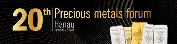 A Visual banner for Precious Metals Forum Hanau 2025
