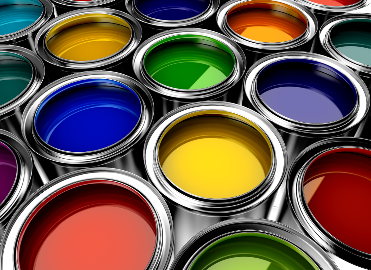 Open paint cans