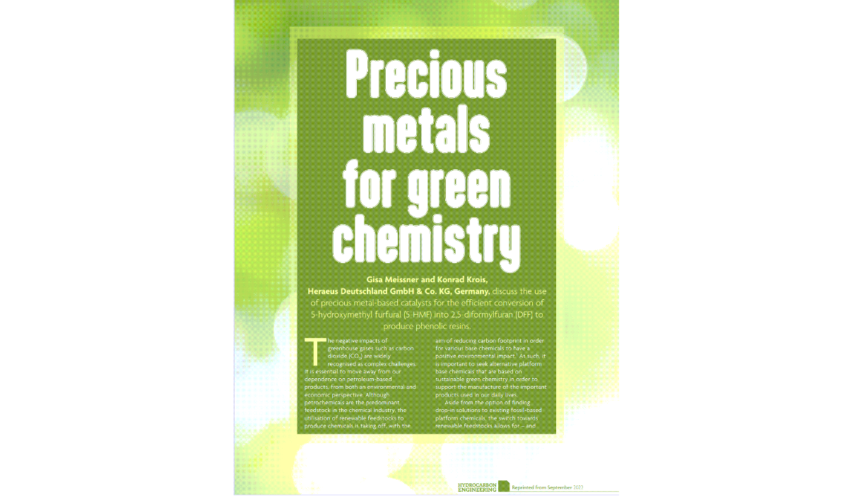 Hydrocarbon Engineering: Green Chemistry