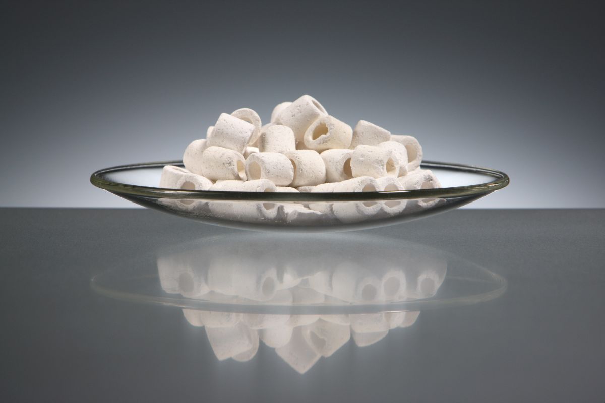 Platte mit Katalysator