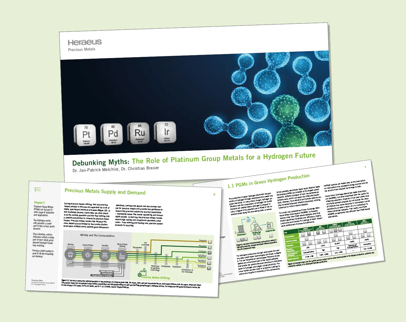 White Paper - Debunking Myths: The Role of Platinum Group Metals for a Hydrogen Future