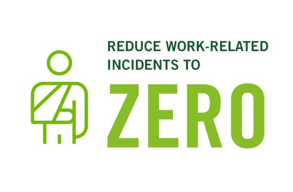 Reduce work-related incidents to zero